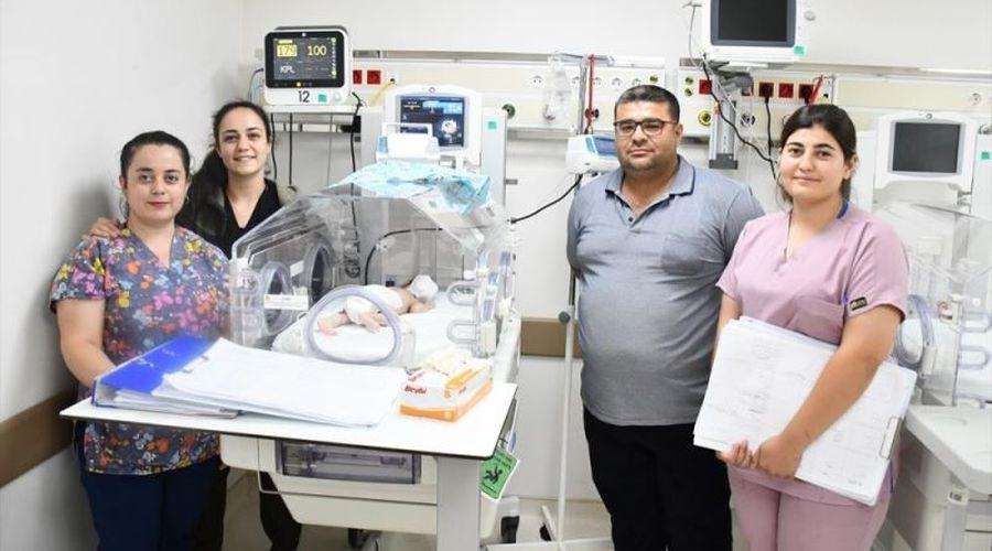 Kahramanmaraş'ta beyin dokuları kafatası dışında doğan bebek, ameliyatla sağlığına kavuştu