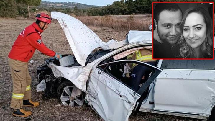 Balıkesir’de feci kaza! Büşra hemşire öldü, eşi ve çocuğu yaralı