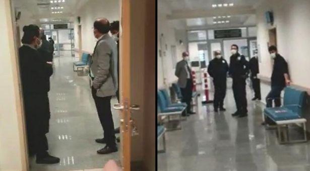 Doktor, odasından zorla çıkarıldığını öne sürdüğü videoyu sosyal medyada paylaştı