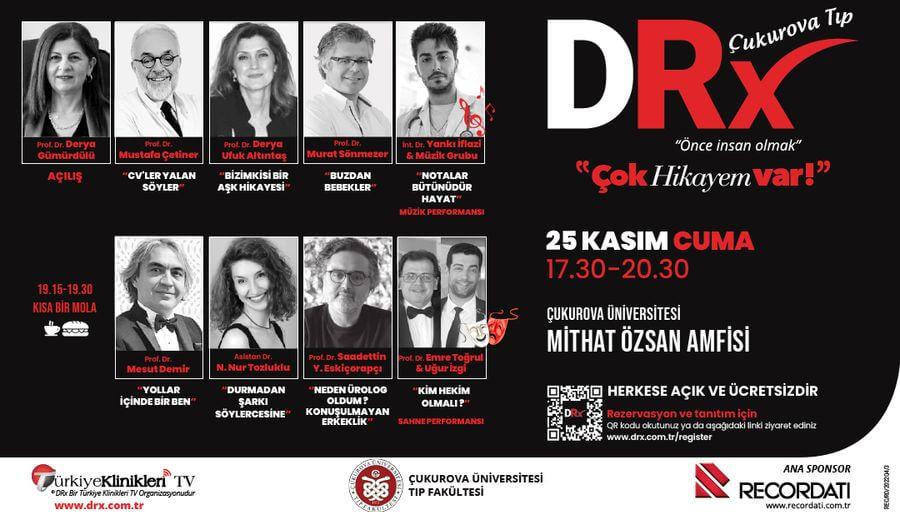Hekimlerin sahnede olduğu tek platform 'DRx' bugün izleyicisiyle buluşacak
