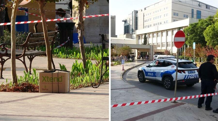 Doktora getirdiği 'hediye' koli, polisi alarma geçirdi