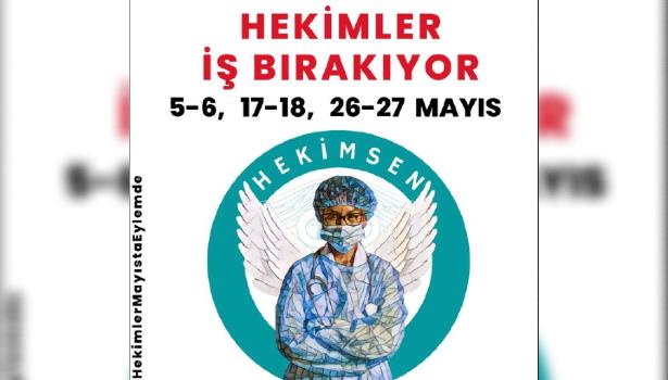 Hekimsen: Mayıs ayında 6 gün iş bırakıyoruz