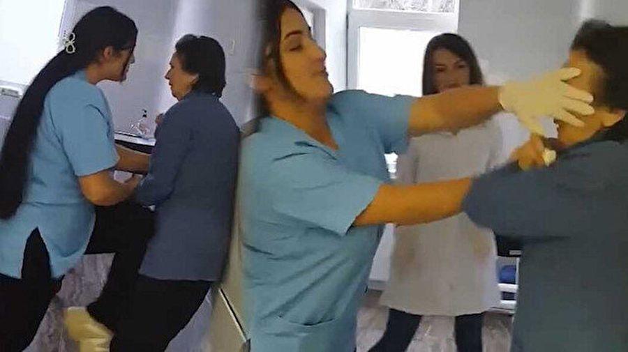 Kosova'da şehit annesine tokat atan hemşirenin görüntüleri skandal yarattı!