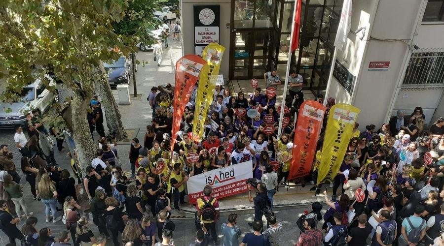 İyileştirme çalışmalarına tepki gösteren birinci basamak çalışanları iş bıraktı