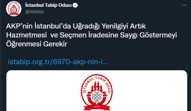 Hekimlerden Tabip Odası'na: Siyasi parti misiniz yoksa meslek örgütü mü?