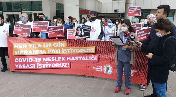 Hekimlerden 'Kovid-19 meslek hastalığı sayılsın' talebi