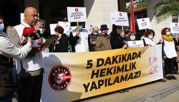 TTB'den muayene süresine protesto: 5 dakikada hekimlik yapılmaz