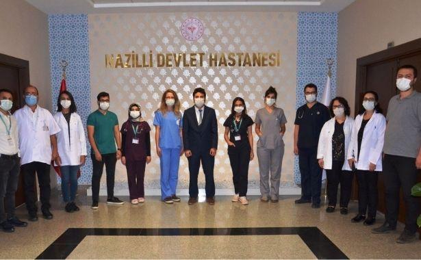 Nazilli’ye atanan 11 doktor göreve başladı