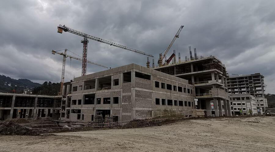 Ordu Şehir Hastanesi'nin yüzde 40'ı tamamlandı
