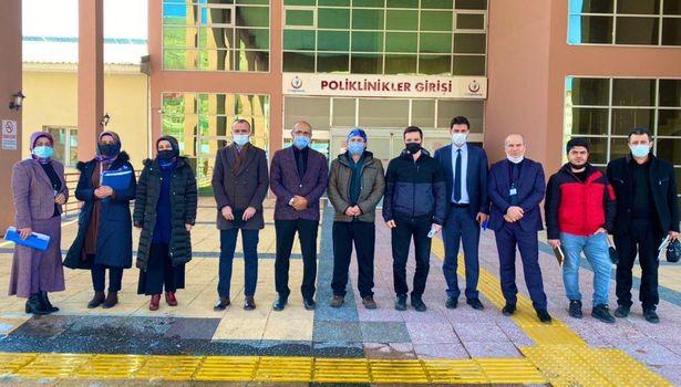Pasinler İbrahim Hakkı Devlet Hastanesi çalışmalarına hız kesmeden devam ediyor