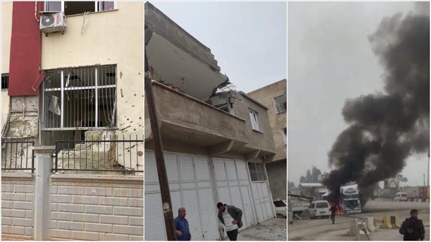 Gaziantep'te roketli saldırı: Yaralılara müdahale eden sağlık çalışanı yaralandı