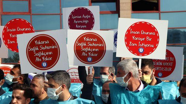 Sağlık çalışanlarının zam isyanı: 'Hemşire miyim yedek lastik miyim?'