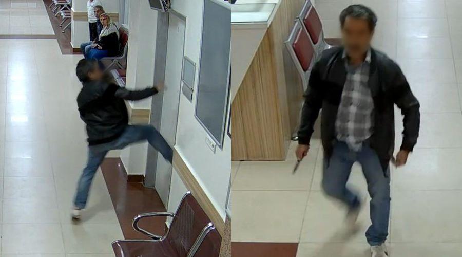 Acil serviste dehşet saçtı; sağlık görevlilerine bıçakla saldırdı