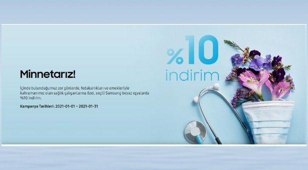 Samsung'un sağlık çalışanlarına özel indirim kampanyası Ocak ayında da devam edecek 