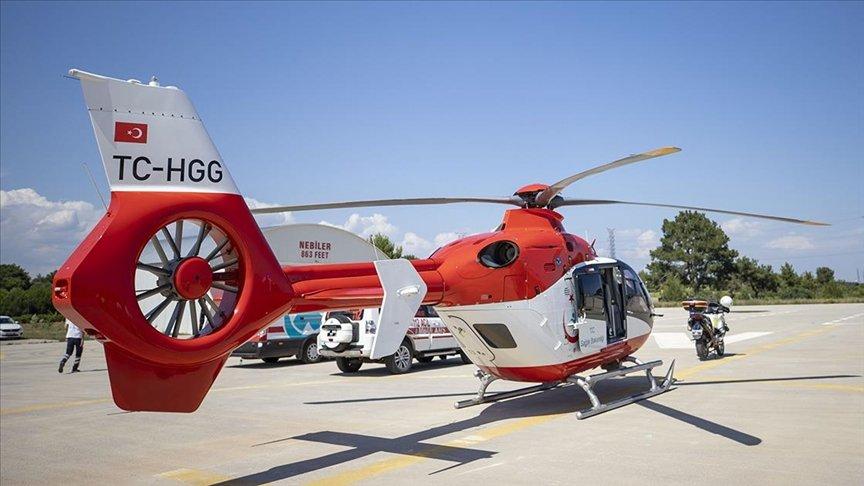 Antalya'da sağlık ekipleri, hava, kara ve denizden acil vakaların imdadına yetişiyor