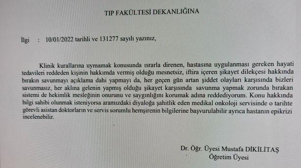Böyle şikayete böyle savunma! 