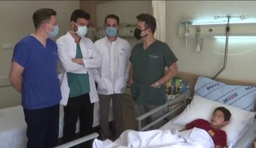 Samsun'da 10 yaşındaki çocuğun kopan ayağı yerine dikildi
