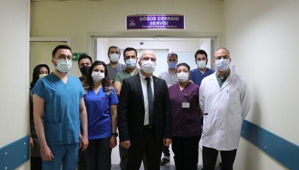 TÖTM’de kapalı yöntemle yapılan akciğer kanseri operasyonu sayısı 500’e ulaştı