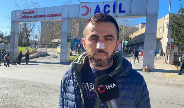 Sağlık çalışanına kafa atıp burnunu kıran sanık hakkında tahliye kararı