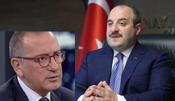 Aşı gönüllüsü Bakan Varank'tan Fatih Altaylı'ya cevap