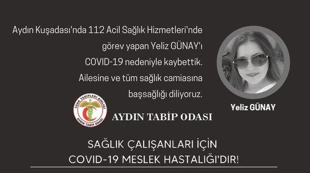 30 yaşındaki acil tıp teknisyeni koronavirüse yenildi