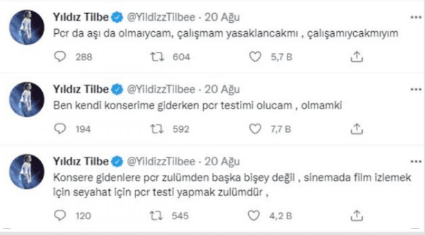 Aşı olmayı reddeden Yıldız Tilbe'nin konseri iptal edildi