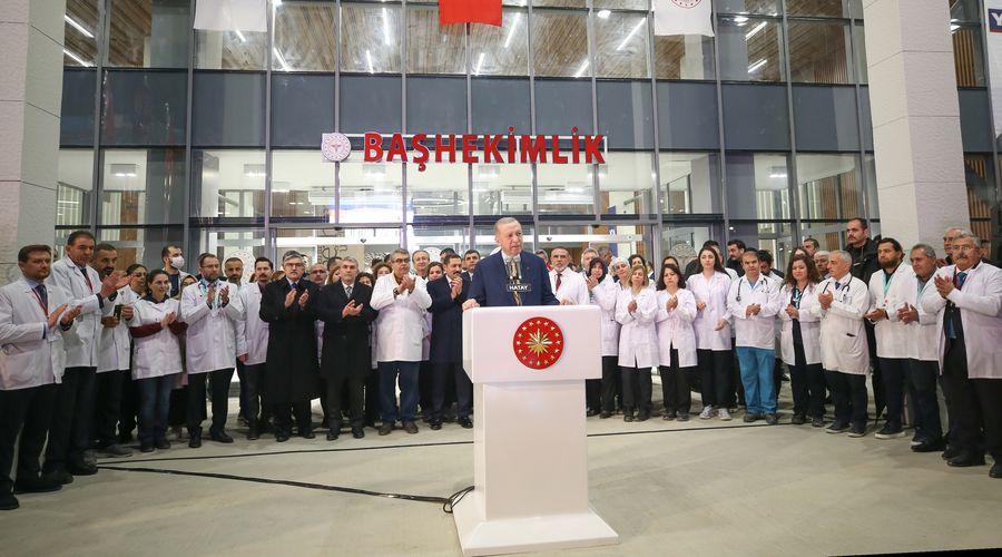 Depremin vurduğu Hatay’a iki yeni hastane... Cumhurbaşkanı Erdoğan'dan önemli açıklamalar