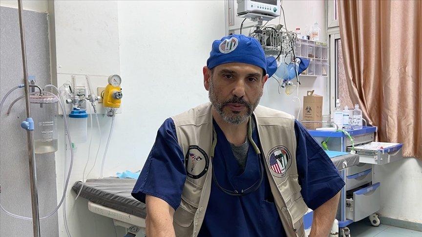 ABD vatandaşı doktor, Gazze'de kısıtlı imkanlarla sağlık hizmeti veriyor