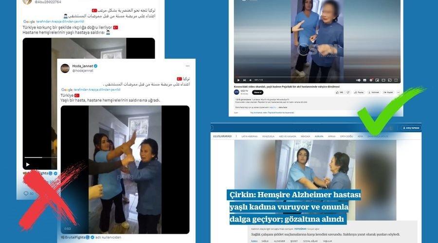 İletişim Başkanlığı, 'Hemşireler yaşlı hastaya saldırdı' iddiasını yalanlandı