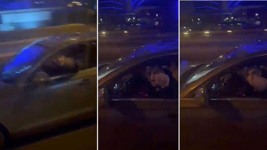İstanbul'da ambulansı sıkıştıran sürücü sağlık çalışanlarına hakaretler yağdırdı