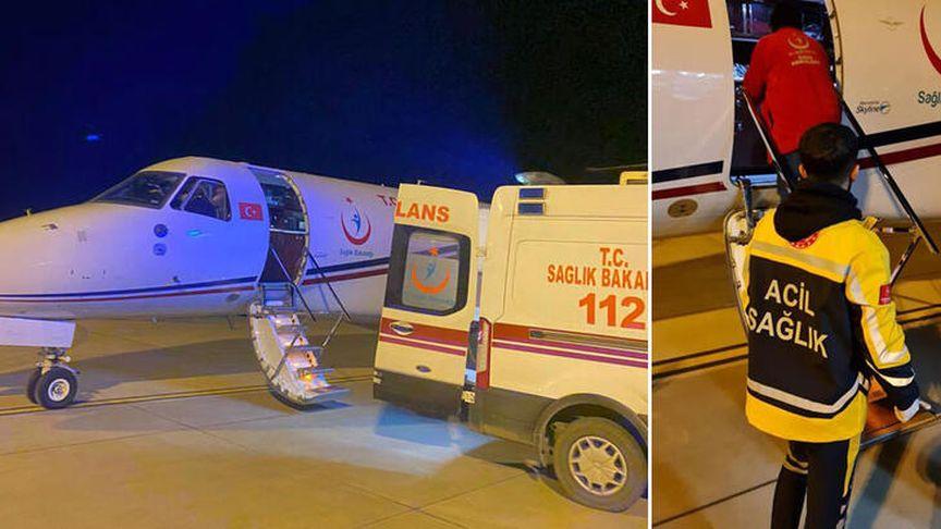 Ambulans uçak Jiyan bebek için havalanmıştı... Bakan Koca, son durumunu paylaştı