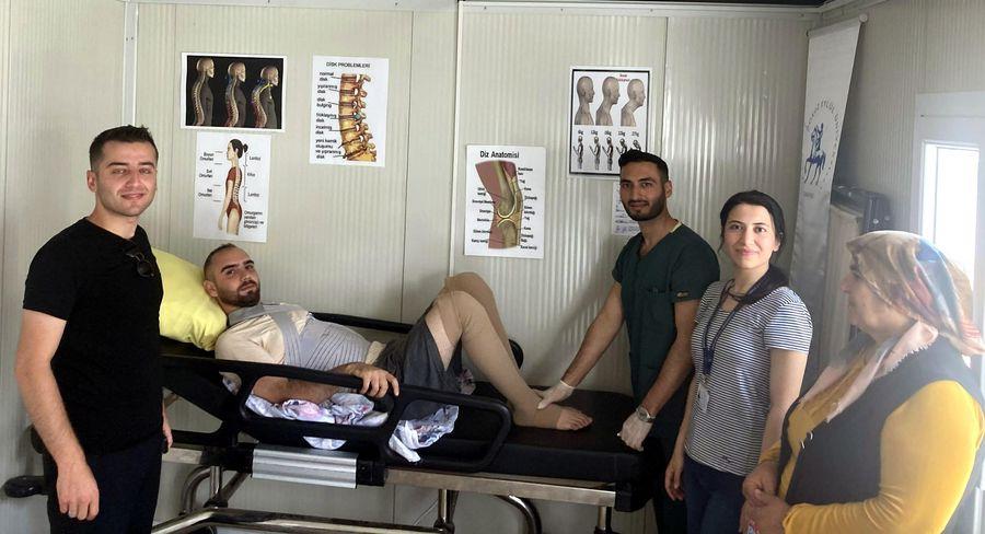 Asrın felaketinde depremzedeler fizik tedavi ve rehabilitasyonla hayata bağlandı