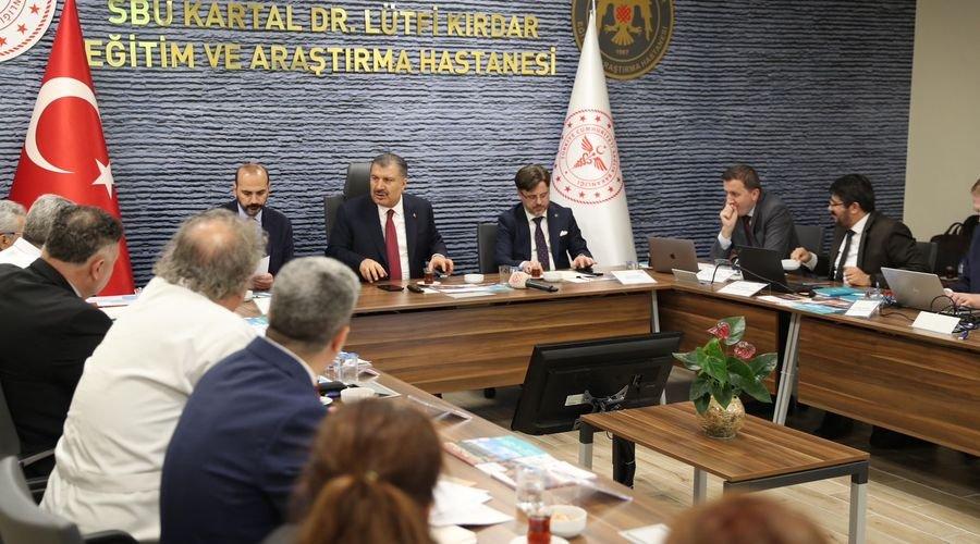 Bakan Koca başkanlığında MHRS'de yeni düzenlemelere yönelik toplantı yapıldı