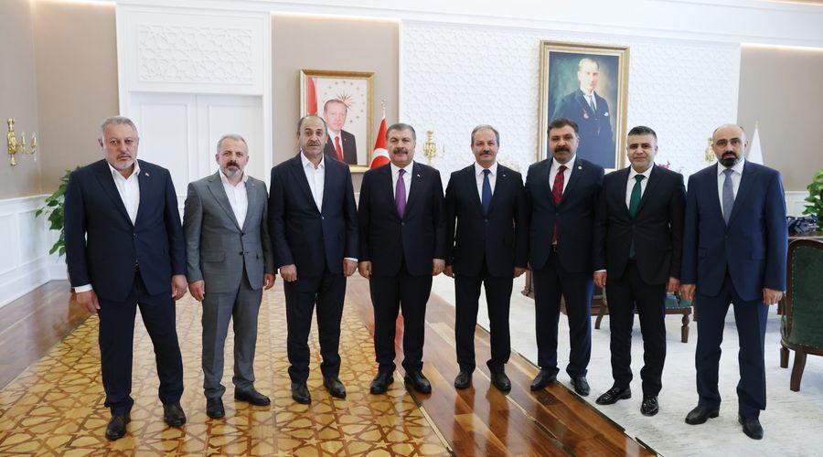 Sağlık-Sen’den Bakan Fahrettin Koca’ya ziyaret