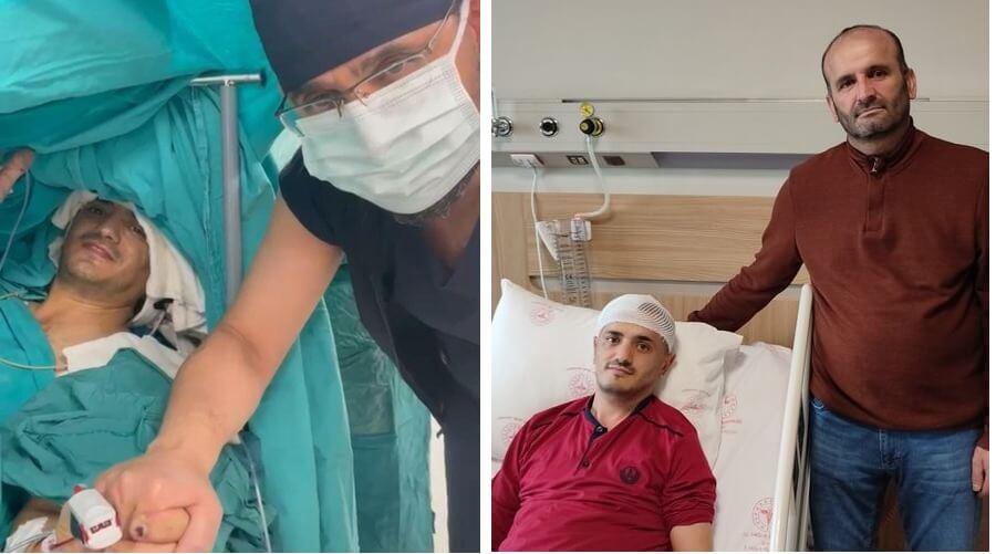 Bursa'da 38 yaşındaki hastaya 'uyanık beyin tümörü ameliyatı' yapıldı