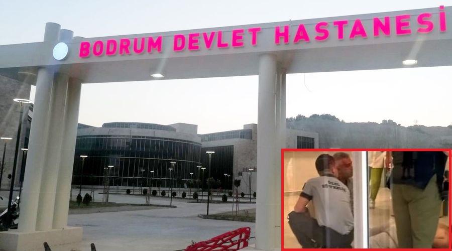 Bodrum Devlet Hastanesi’nde baltalı kavga! Ortalığı birbirine kattılar