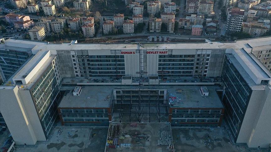 Bursa'nın 1315 yataklı devlet hastanesinin bu yıl hizmete açılması planlanıyor