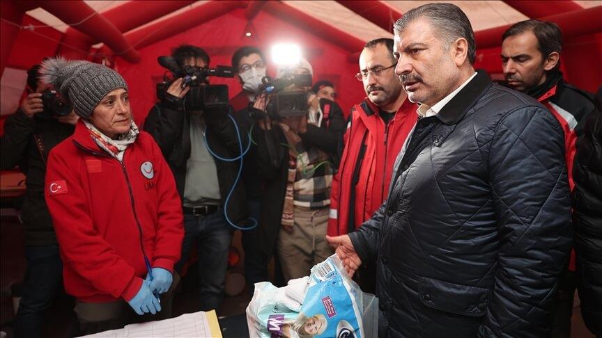 Bakan Koca: Deprem bölgesinde 1 suçiçeği vakası saptandı