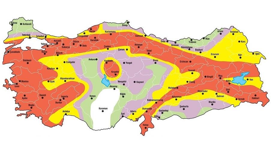 Türkiye'de deprem riski: MTA diri fay hattı haritasını açıkladı
