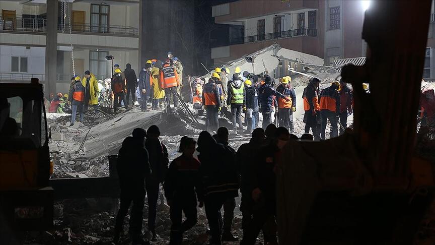 Kahramanmaraş merkezli depremlerde 7 bin 108 kişi hayatını kaybetti