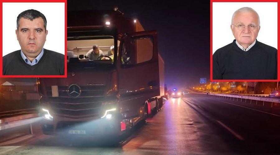 Doktor oğlunun ölümünden 2 saat sonra TIR’ın altında kalıp yaşamını yitirdi