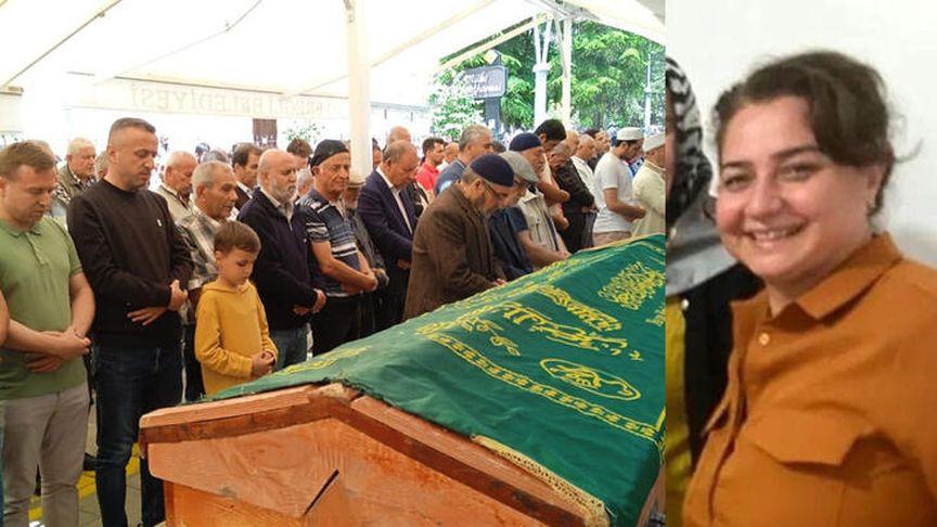 Boşanma aşamasındaki eşi tarafından öldürülen doktor Melek son yolculuğuna uğurlandı