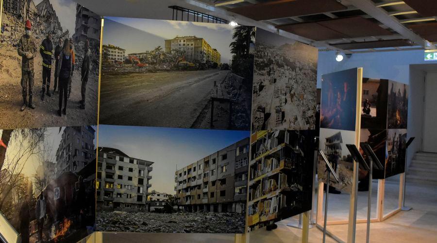 Dünya Doktorları Derneği'nden deprem fotoğrafları sergisi