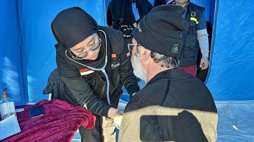 Endonezya, Hatay'da kurduğu sahra hastanesi ile 2 binden fazla kişiye hizmet verdi