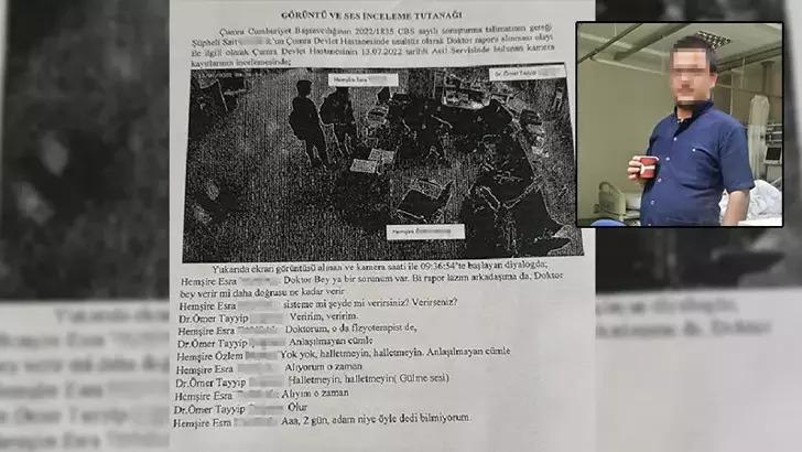 Fizyoterapist sahte rapor alıp tatile gitti: Hastaya 15 yıl, doktor ve hemşireye 8 yıl hapis istendi