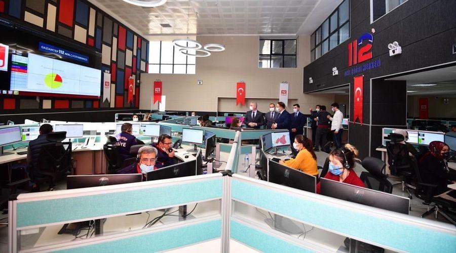 Gaziantep'te 112 Acil Çağrı Merkezi'ne 2 milyon 435 bin asılsız çağrı yapıldı