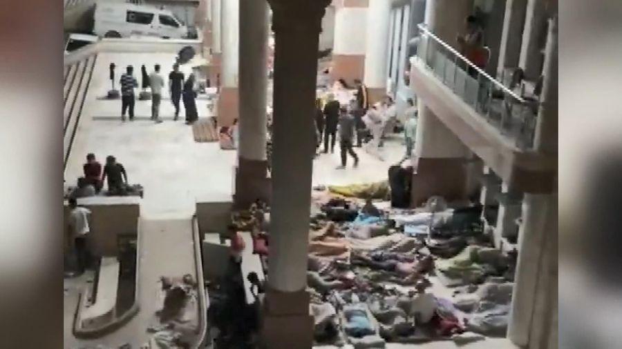 Filistin Kızılayı: Al-Quds Hastanesinde korku ve panik içindeyiz