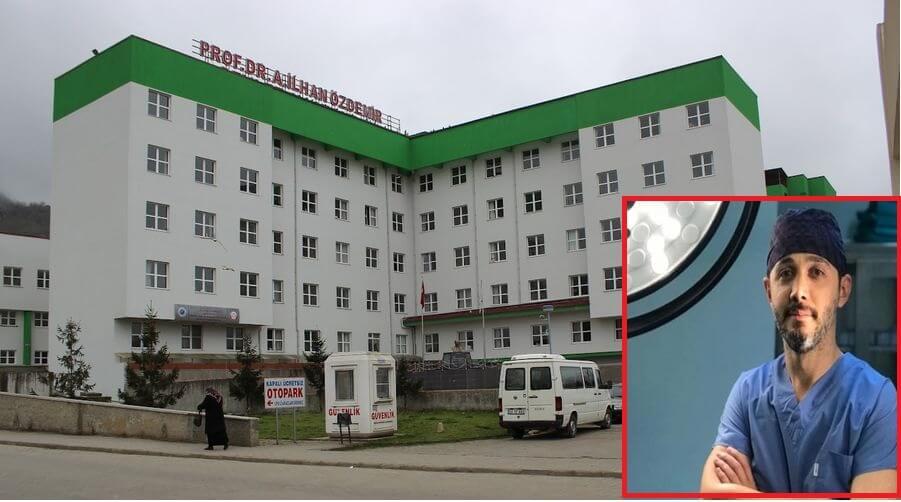 Giresun'da hasta yakınlarından doktora saldırıya 1 tutuklama