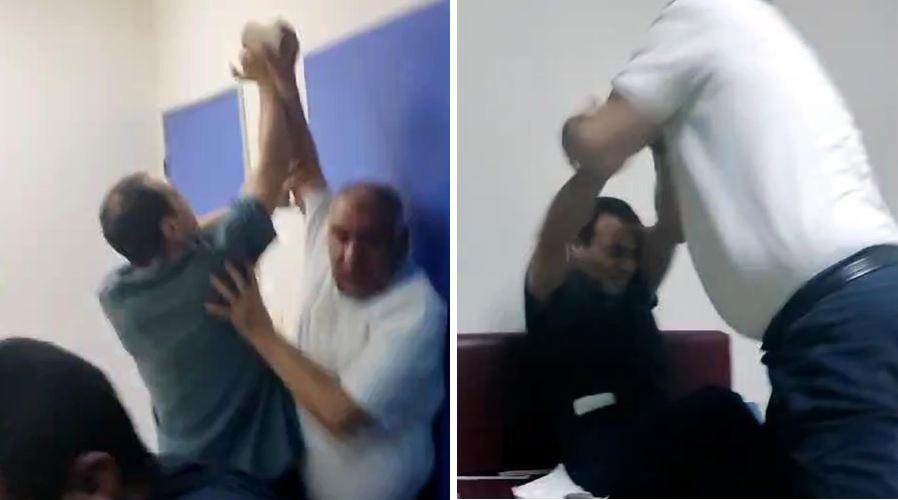 Hastane personeli arasında akılalmaz kavga! Müdür yardımcısı ile tekniker birbirine girdi