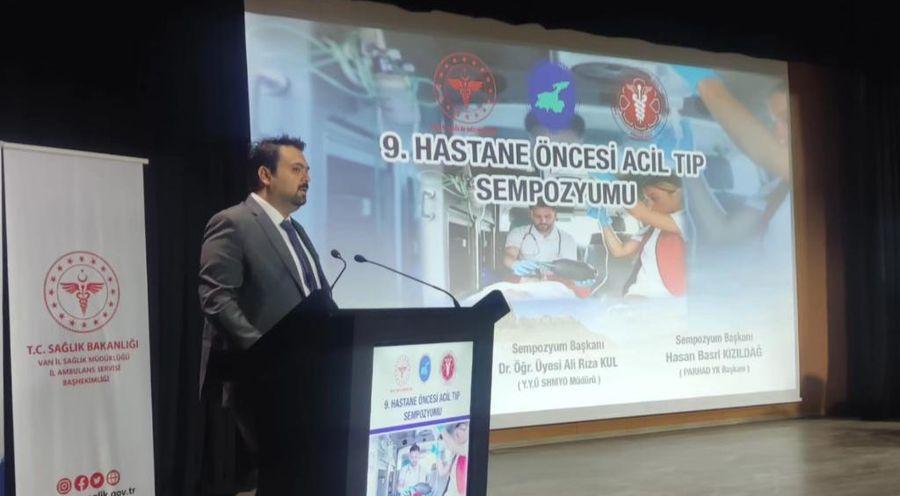 Van'da '9. Hastane Öncesi Acil Tıp Sempozyumu' düzenlendi